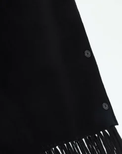 Poncho 100% Laine Claire noir