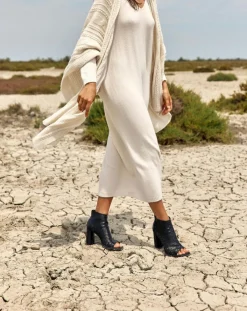 Poncho en Laine & Cachemire Roca crème