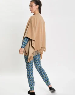 Poncho en Laine mélangée Foehn beige