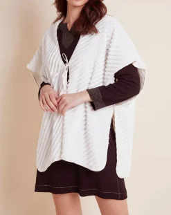 Poncho Essentiel écru