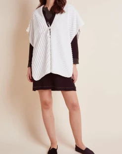 Poncho Essentiel écru