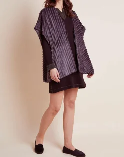 Poncho Essentiel gris vison