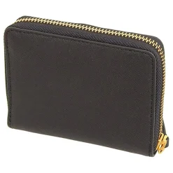 Portefeuille en Cuir Emerson noir - 11.5x9x2.5 cm