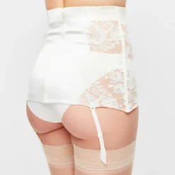 Porte-jarretelles Freesia écru