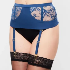 Porte-jarretelles Zephyra bleu