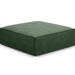 Pouf Vanda vert bouteille - 100x80x36 cm