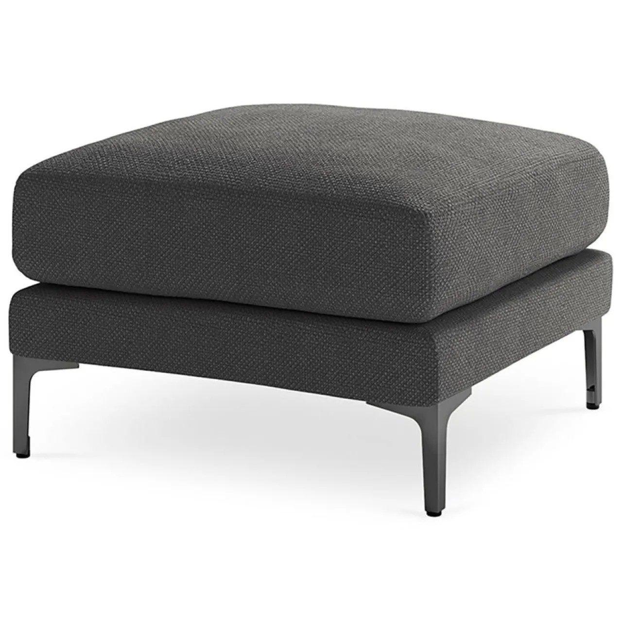 Pouf Venus gris foncé - 65x65x47 cm