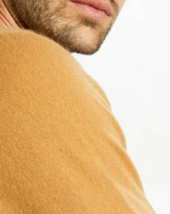 Pull 100% Cachemire Aron col rond beige