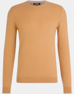 Pull 100% Cachemire Aron col rond beige