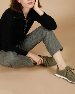 Pull 100% Cachemire Audrey col zippé noir