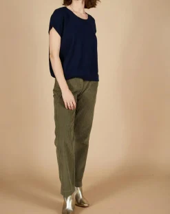 Pull 100% Cachemire Laurène manches courtes nuit