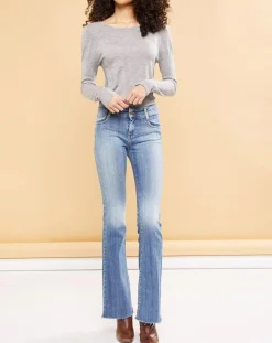 Pull 100% Cachemire Maw heather grey