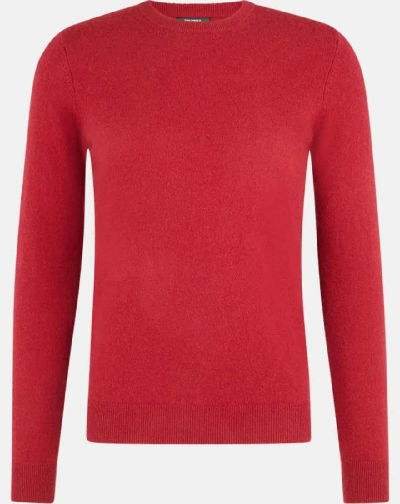 Pull 100% Cachemire Nachron col rond rouge