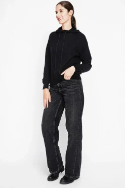 Pull à capuche noir