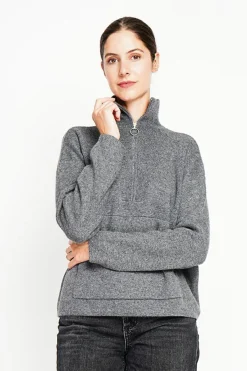 Pull à col montant loup