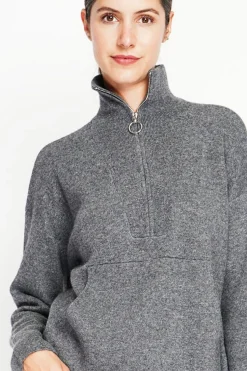 Pull à col montant loup