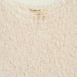 Pull 100% Coton Bio Nomed fluffy écru