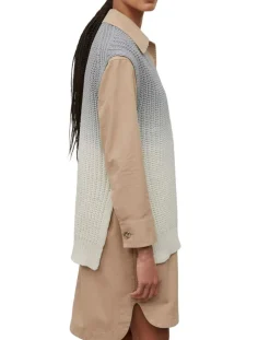 Pull 100% Coton Bio Tie & Dye bleu/blanc