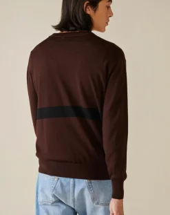 Pull 100% Laine Diline marron