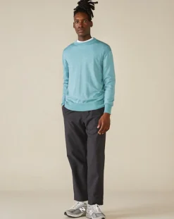 Pull 100% Laine Dillex bleu