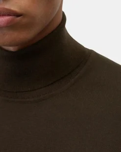 Pull 100% Laine marron foncé