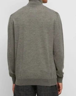 Pull 100% Laine Mérinos gris