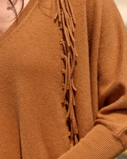 Pull 100% Laine Naomi cannelle