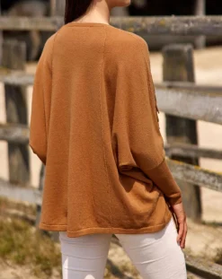 Pull 100% Laine Naomi cannelle