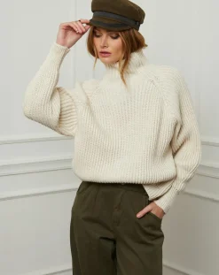 Pull 100% Laine Noa beige