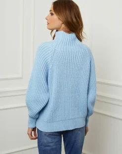 Pull 100% Laine Noa ciel