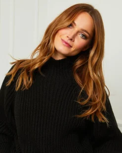 Pull 100% Laine Noa noir