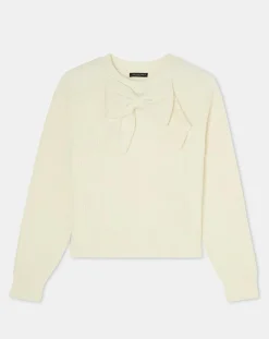 Pull 100% Laine Phoebe écru