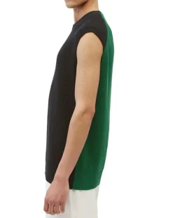 Pull 100% Lin Sans manches multicolore