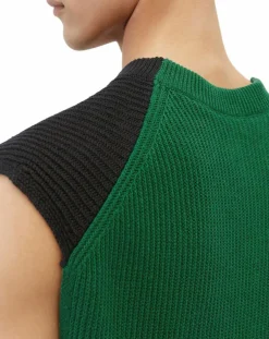 Pull 100% Lin Sans manches multicolore