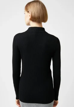 Pull, Abelle col montant ouvertures noir