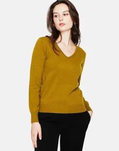 Pull Alice vert olive