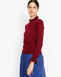 Pull Alix bordeaux