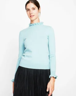 Pull Alix turquoise