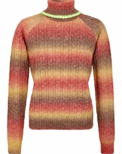 Pull Arc-en-ciel kaki