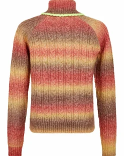 Pull Arc-en-ciel kaki