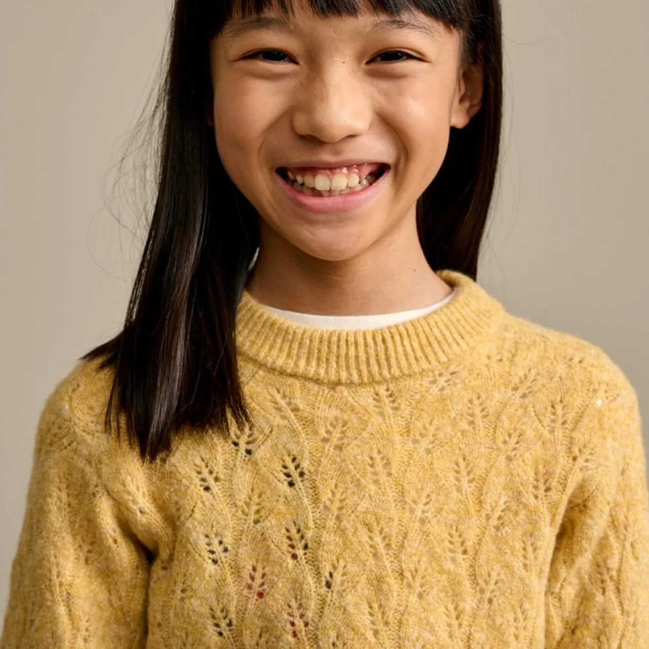 Pull Arin ajouré sable