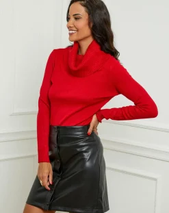 Pull Ava rouge