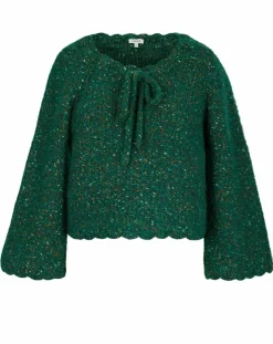 Pull Bonbon vert gazon