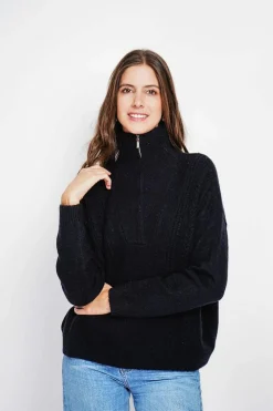 Pull camionneur noir