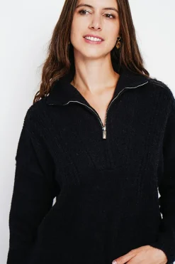 Pull camionneur noir