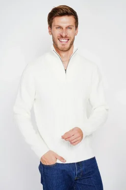 Pull col camionneur naturel