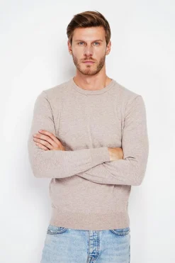 Pull col ras de cou desert