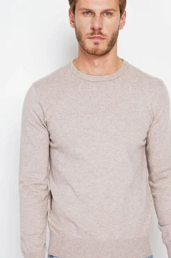 Pull col ras de cou desert