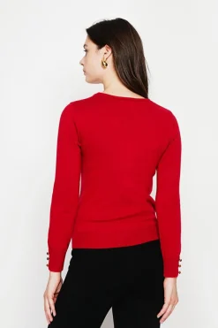 Pull col rond classique hermes