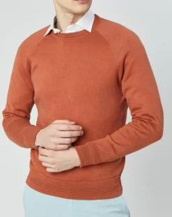 Pull col rond terracota
